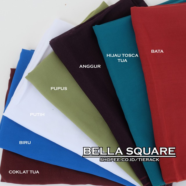 Jilbab BELLA SQUARE ANSANIA PART 2 - kerudung double hycon segiempat-2