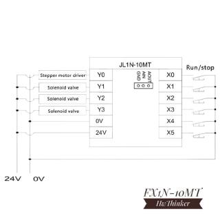 PLC FX1N-10MT 6DI 4DO 1AI 1AO Support Mitsubishi GX Developer | Shopee