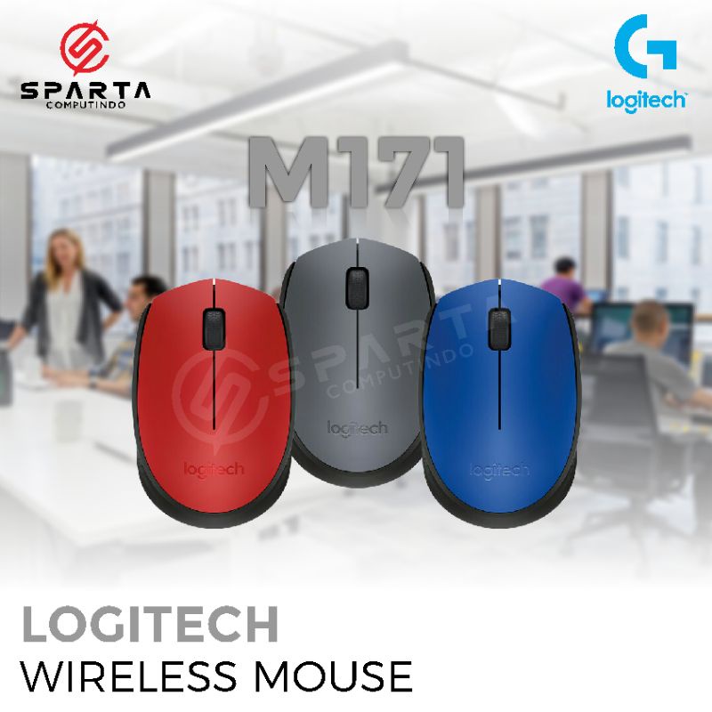 Logitech M171 Mouse Wireless New Original Murah Dan Bergaransi