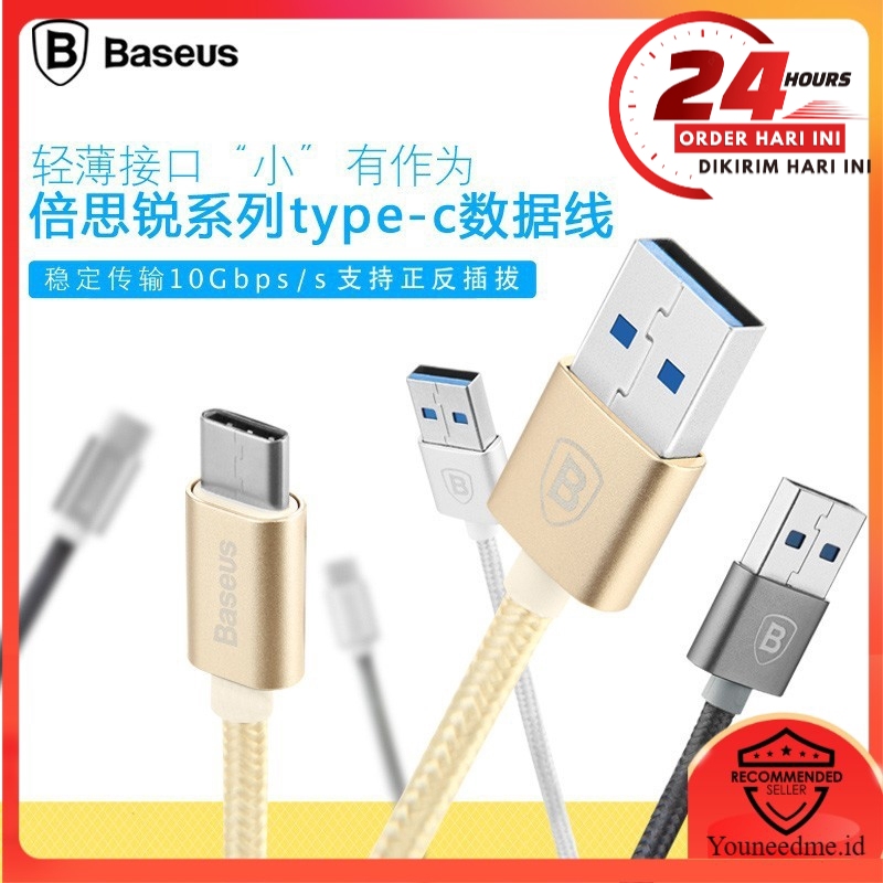 [TM] Baseus Aluminium USB Type C to USB 3.0 Male 1 Meter