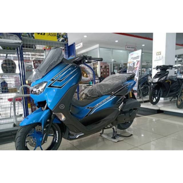 Decal full wraping All New Nmax biru grafis