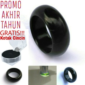 RING CINCIN GIOK BLACK JADE ACEH TERAPI MODEL OVAL