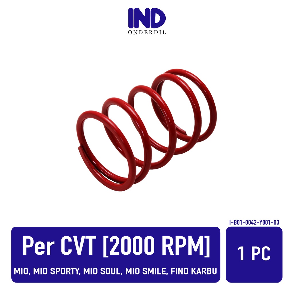 Per-Peer-Pir-Ver Pully-Puly-Puli CVT Racing 2000 RPM Mio Lama-Old-Smile-Soul-Sporty