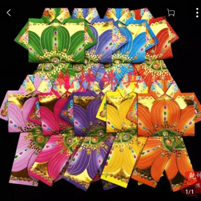 Kertas sembahyang baju kertas origami warna(baju +sepatu)