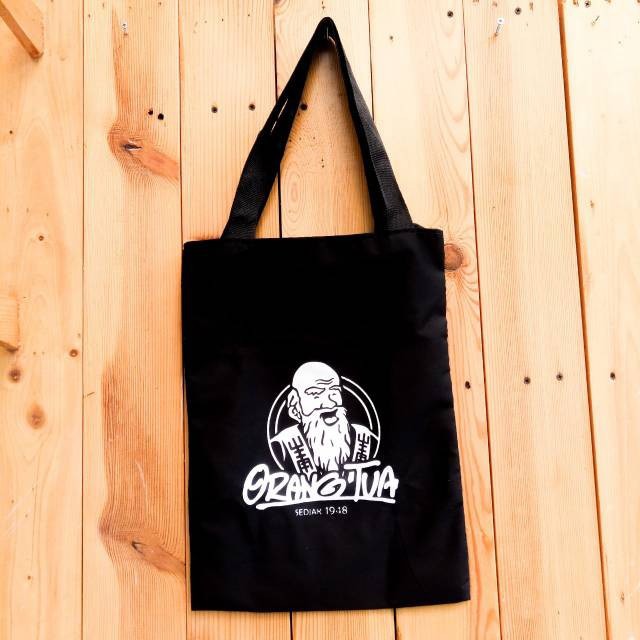 TOTE BAG ORANG TUA-TAS TOTEBAG CANVAS