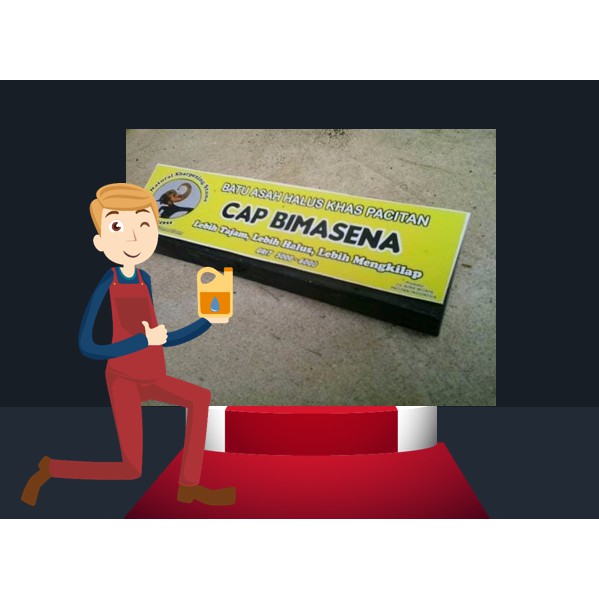 (S) Promo [JG] # ALAT # DAPUR batu asah cap bimasena grit 5000-6000