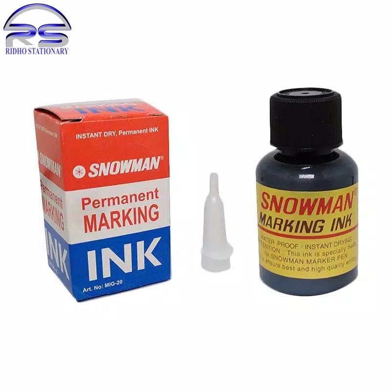 

Tinta Spidol Permanen Snowman G-12