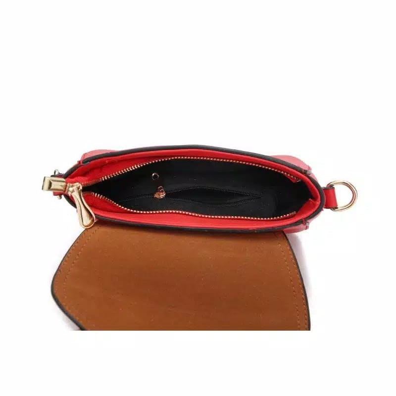 Tas Wanita Fashion Simple Pushlock Tali Rantai 7 Warna#116