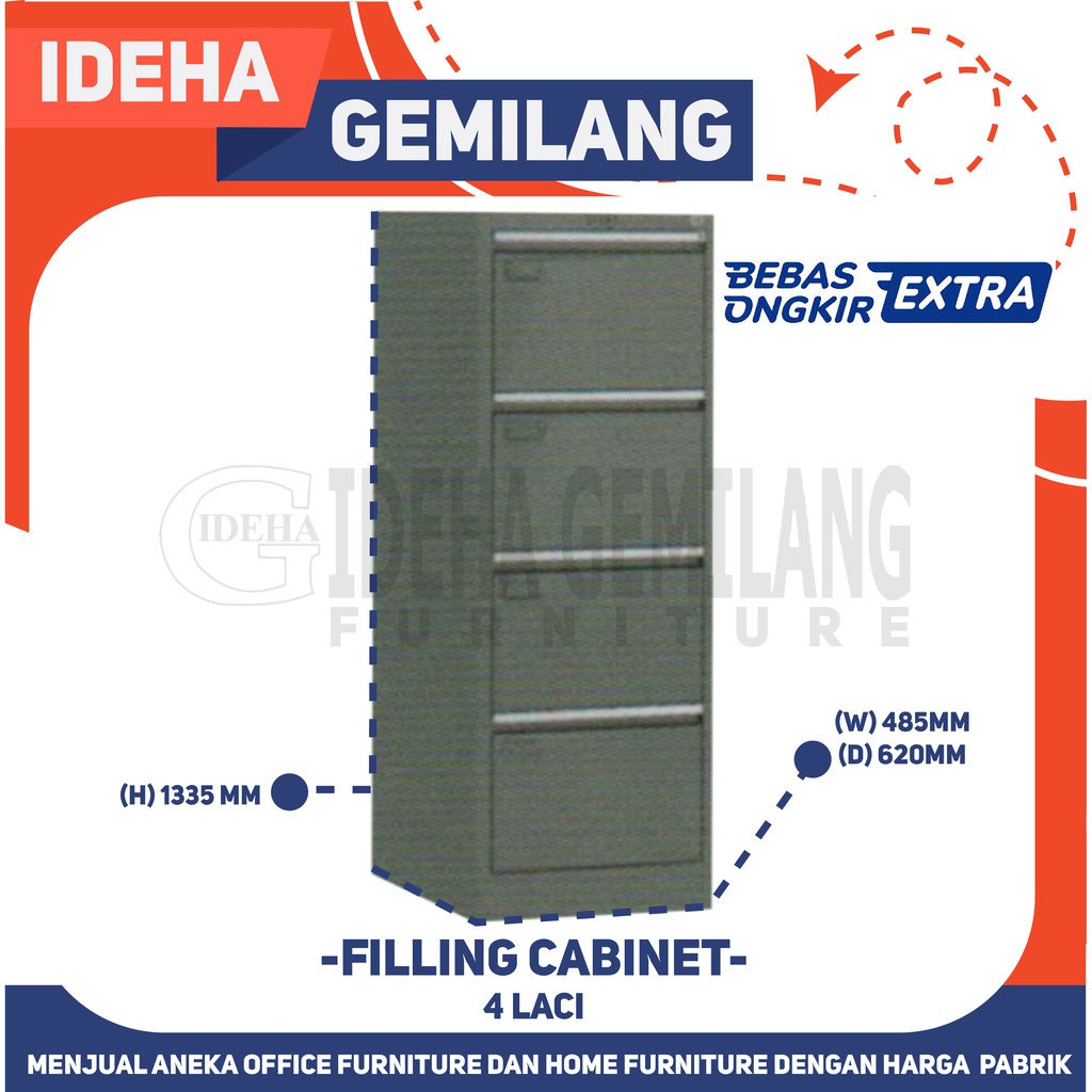 filling cabinet 4 laci