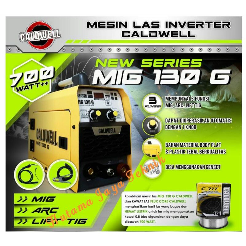 Mesin las inverter Mig Welding Caldwell Mig 130 G