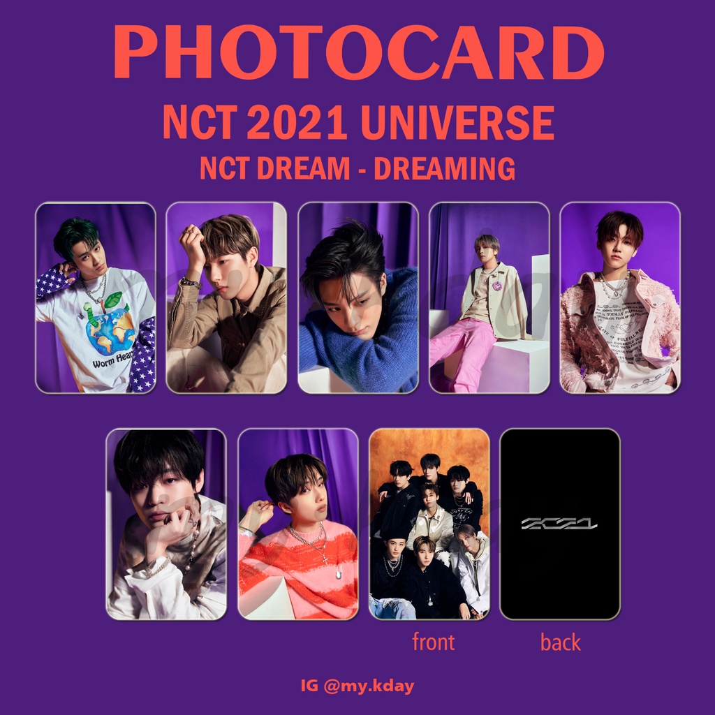 PC-0716, Unofficial Photocard NCT 2021 NCT Dream - Dreaming 2 sisi