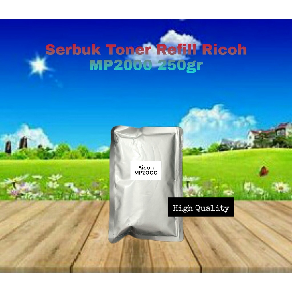 Serbuk Toner Ricoh 1230D MP1610 MP1610LD MP1600 MP1500 MP2000 250gr