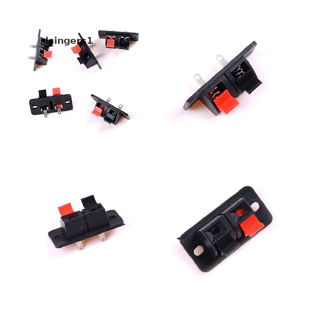 (lsingers1) 5pcs Konektor Terminal Jack Audio 2 Posisi Untuk Speaker