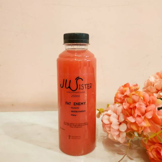 

Cold Pressed Juice Fat Enemy Jambu Semangka Pir 100% raw material