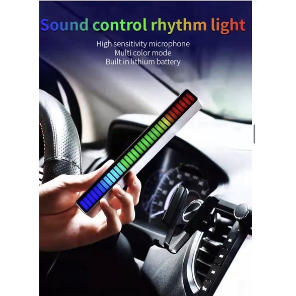 Lampu Led RGB Light Sound Control Rhythm Mobil dan Rumah Dengan App Control