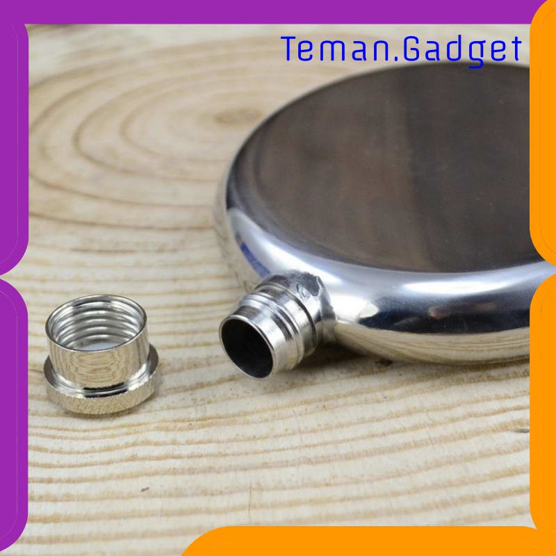 TG-FS122 Botol Minum Wine Bir Flask Hip Round Shape Stainless Steel 5oz