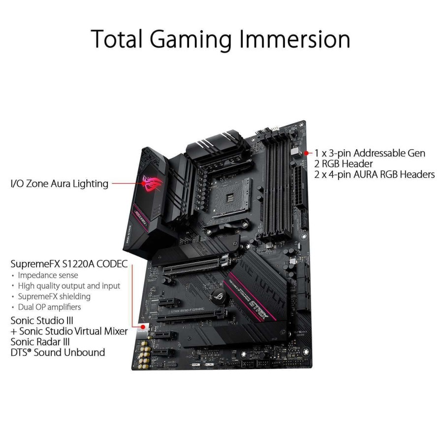 ASUS ROG STRIX B550-F GAMING (AMD AM4, B550, DDR4)