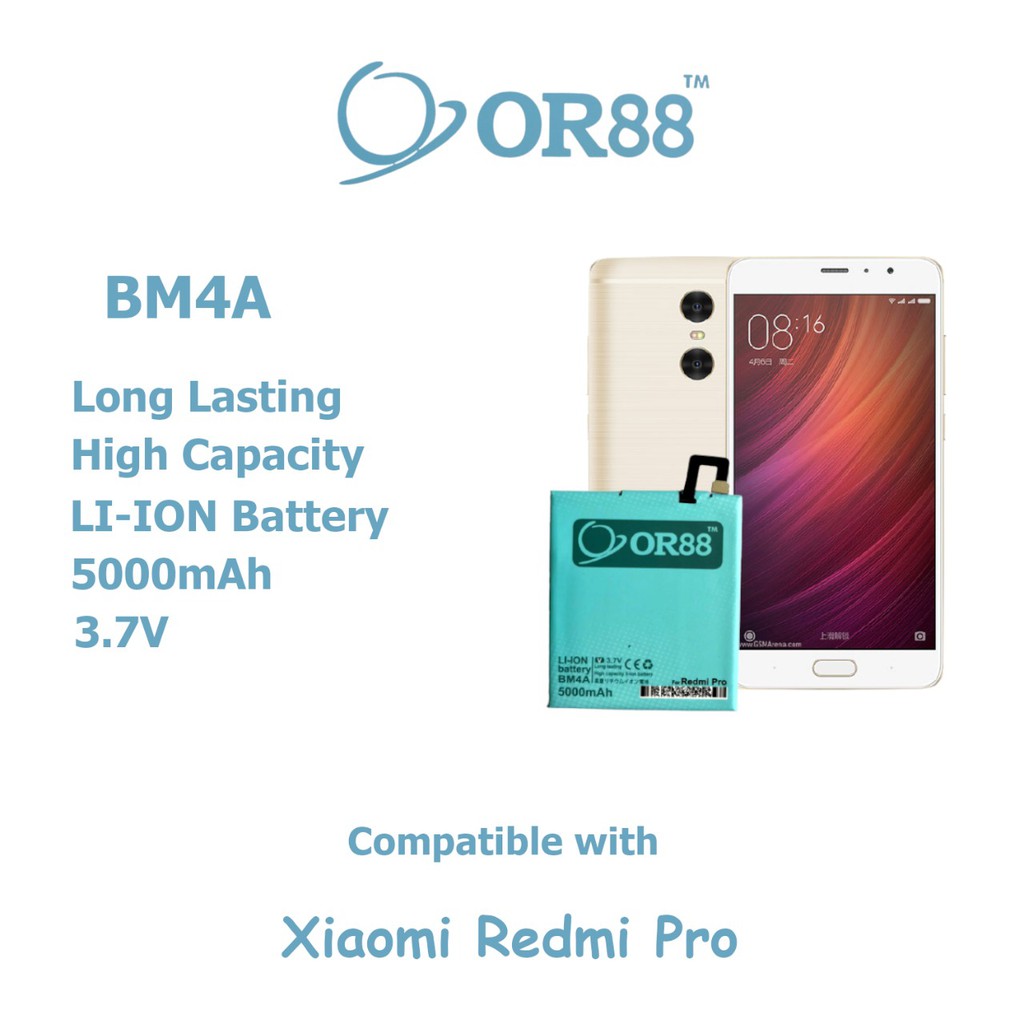 (P) Baterai batre battery double power/IC Xiaomi Redmi Pro / BM4A oriens88