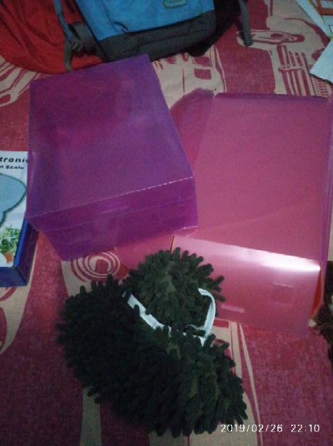 Kain Pel Sarung Kaki Micro Fiber Permbersih Lantai