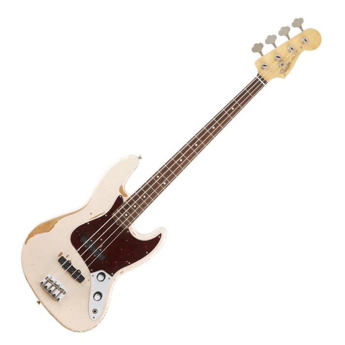 Fender Flea Signature Roadworn Jazz Bass - Roadworn Shell Pink