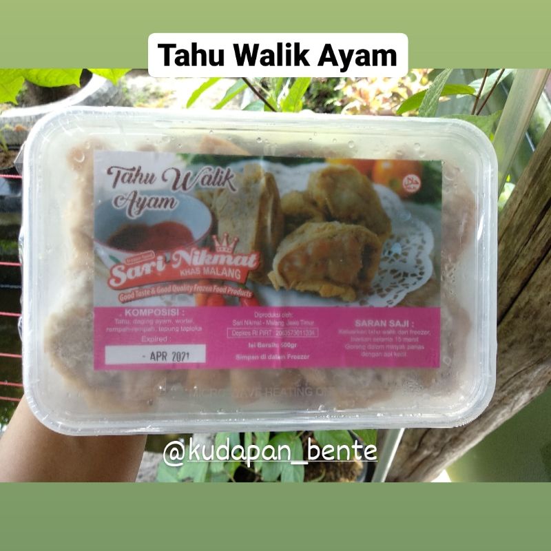 Jual Tahu Walik Ayam Sari Nikmat Frozen Food Semarang Indonesia Shopee