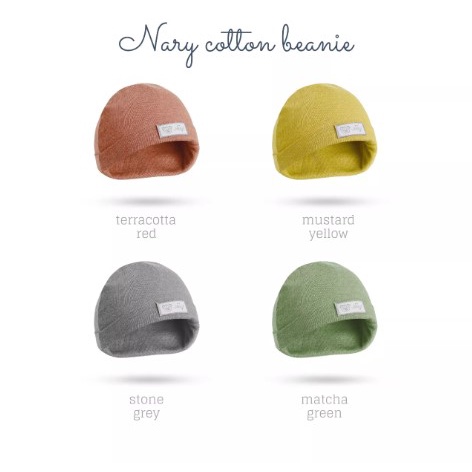 NARY Beanie Hat Topi Bayi Newborn - Nature Series