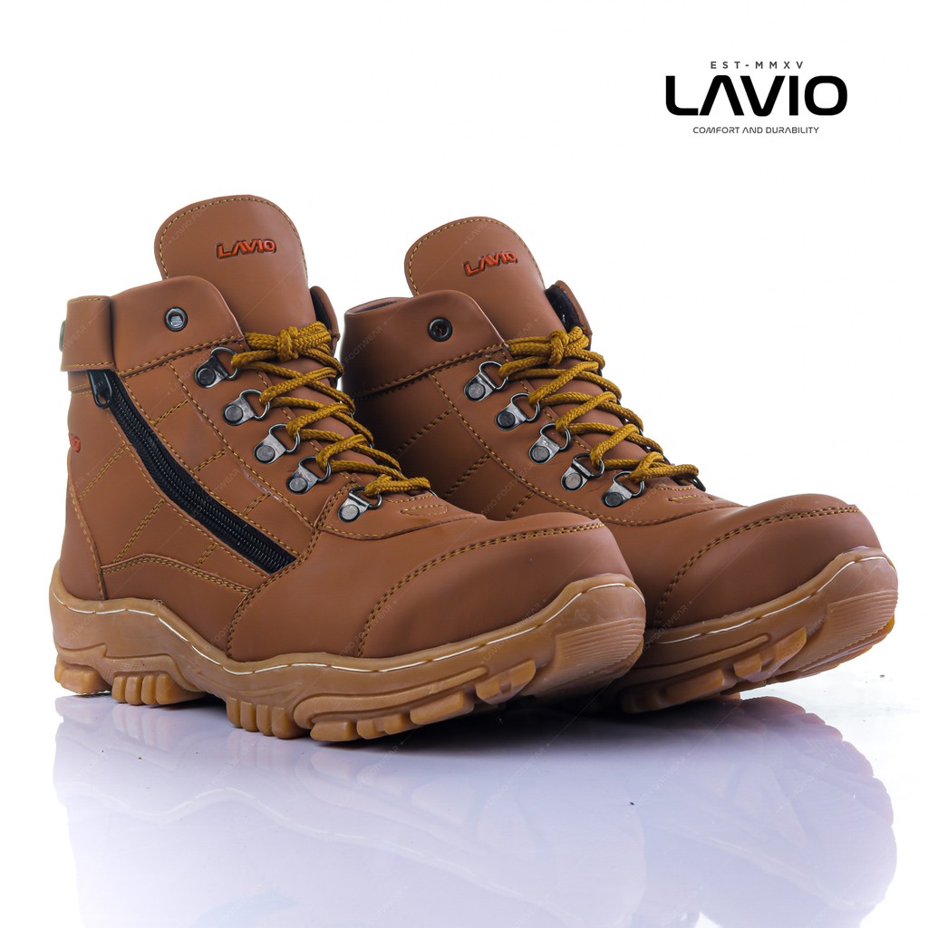 Sepatu Safety Boots Pria Ujung Besi Original Lavio Thief Bisa COD