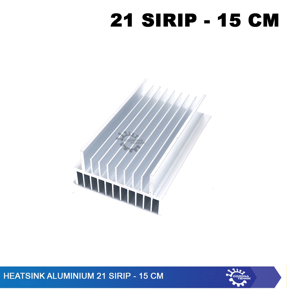 21 Sirip - 15 cm - Heatsink Aluminium