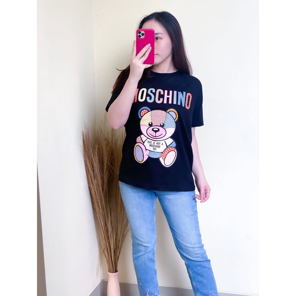 Kaos Wanita Lengan Pendek Bahan Cotton Combed 30s