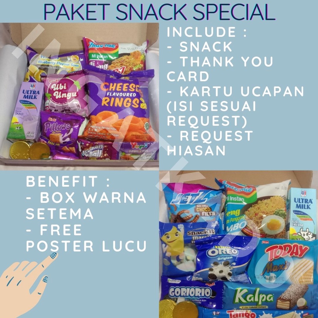 

[SPECIAL] HAMPERS WISUDA | KADO ULANG TAHUN | GIFTBOX | SNACKBOX
