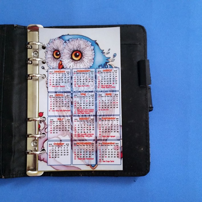 

Kalender 2025 OWL Binder Organizer 2 Ring, 6 Ring, 20 Ring, 26 Ring (Bisa request tahun) Glossy Murah