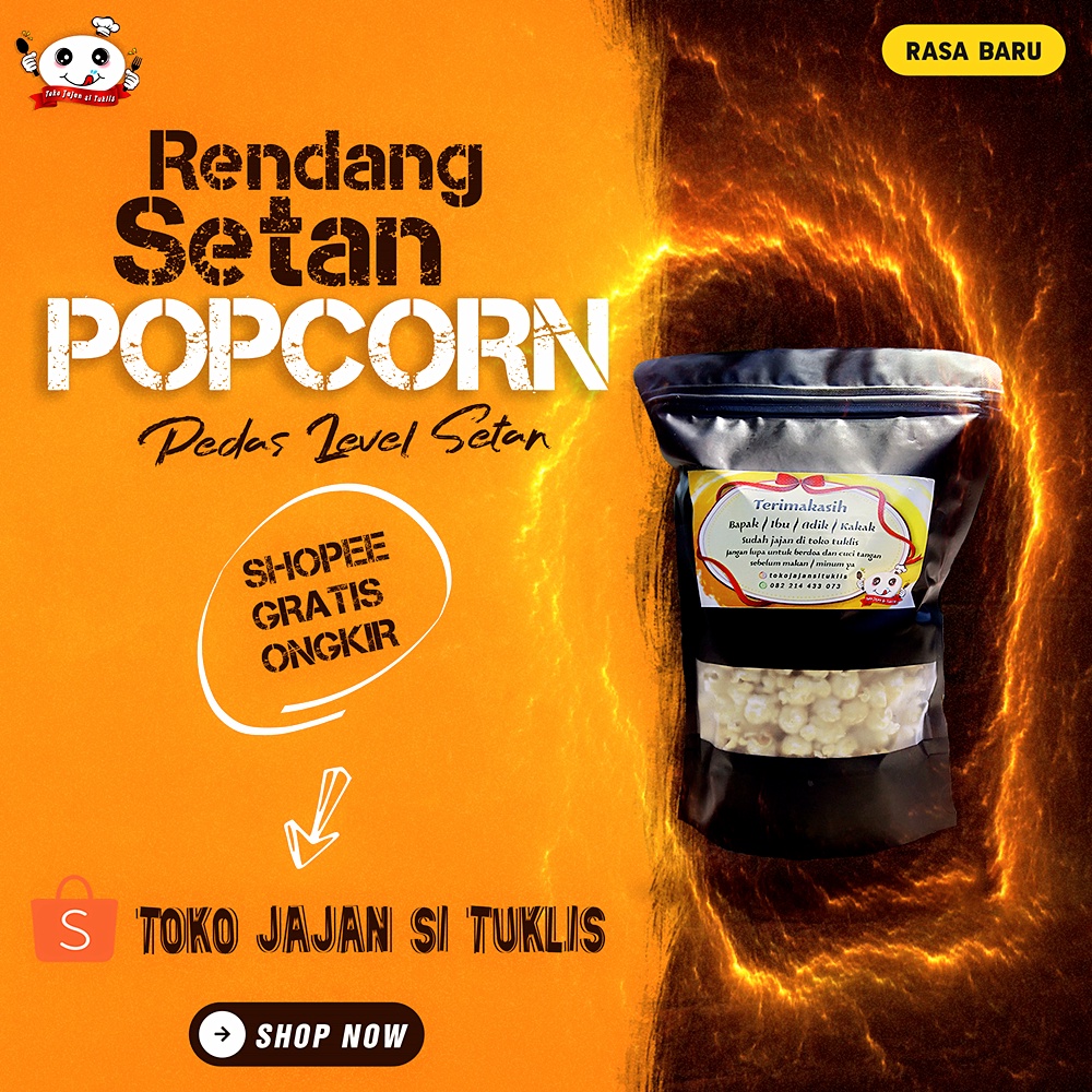 

POPCORN RENDANG SETAN