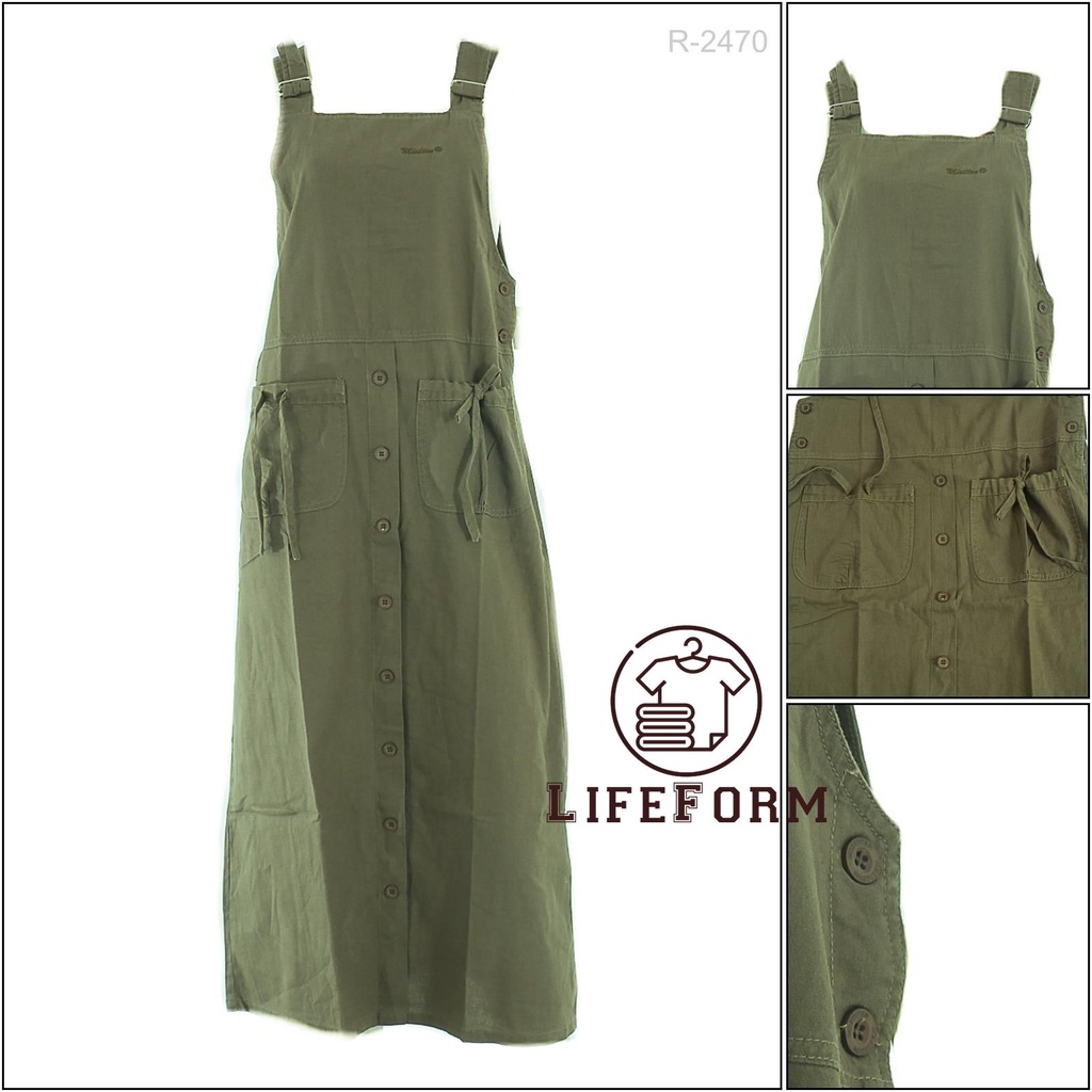 OVERALL KATUN PANJANG WANITA MISTI 10 M-2XL[R2470]