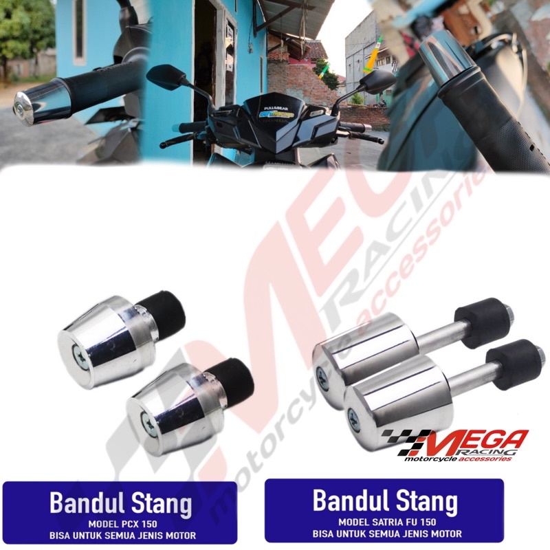 Jalu stang bandul chrome motor satria fu ninja jalu Aluminium jalu setang stir honda pcx