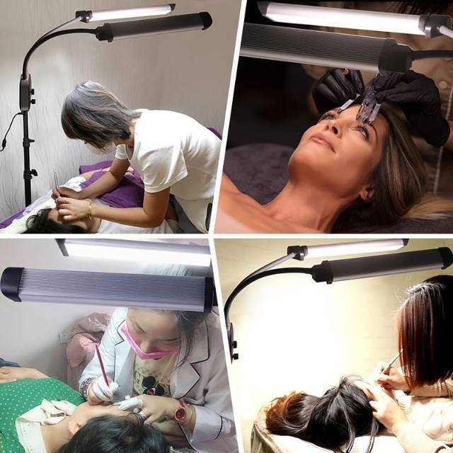 Glamlight Glam Light LED D-45X / Professional LED Bi-Color Dual / Lampu Eyelash Extension/ Lampu MUA