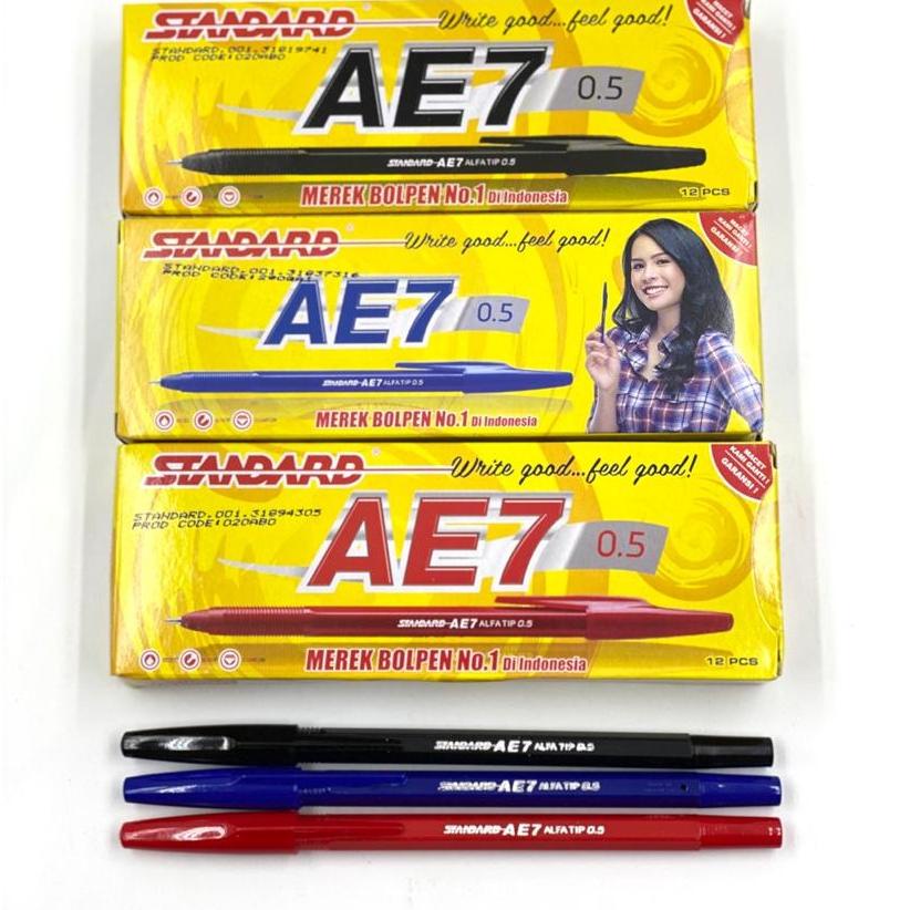 

Best Seller F78C0 Bolpen Pulpen Bolpoin Standard AE7 / AE-7 Q56 Ready Stock