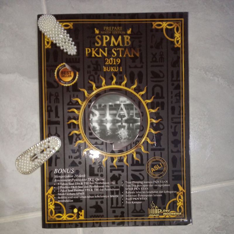 

NOVEL 1 SPMB PKN STAN 2019 | PREPARE NINTH EDITION | BEST SELLER | DISUSUN : TIM MAHASISWA IP TERBAIK