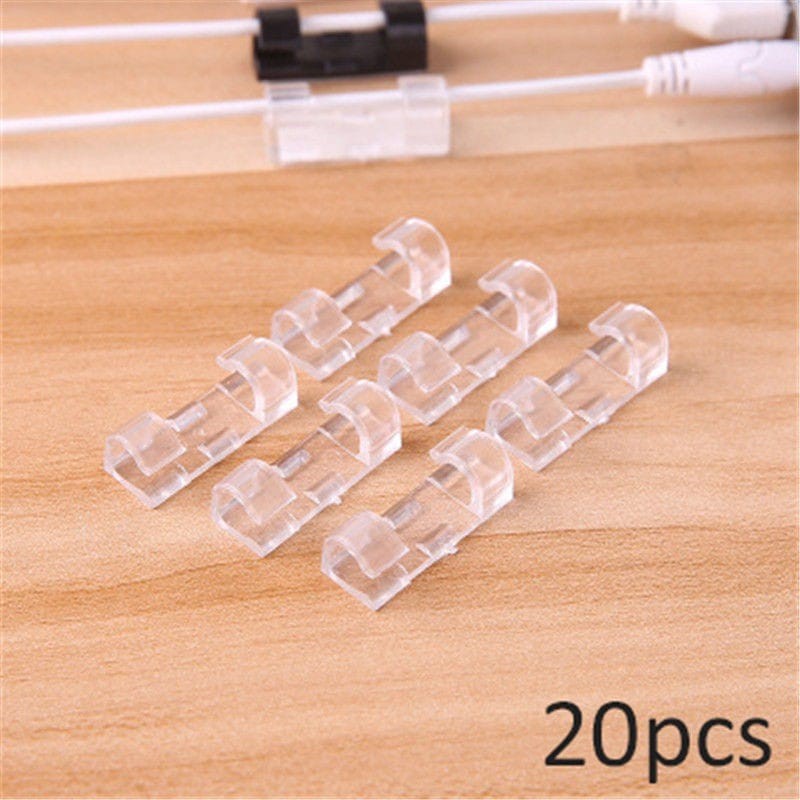 (FO) Klip Kabel Organizer Cable Clip Per pack Pengikat Kabel