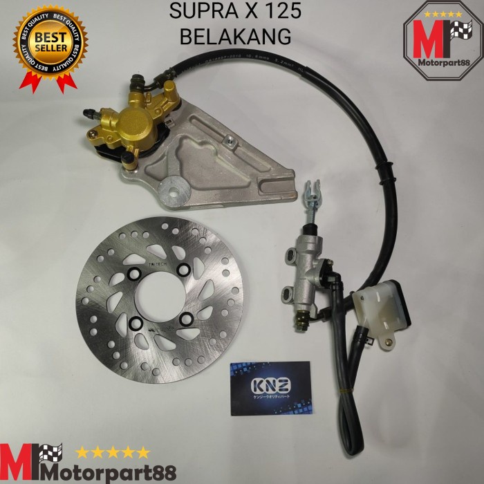 REM CAKRAM BELAKANG ASSY KOMPLIT MASTER SET SUPRA X 125 KNZ