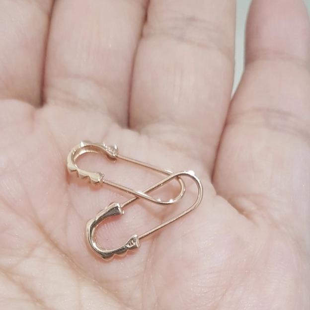 ANTING GIWANG EMAS PENITI PIN EARRING ORI ITALY NEW ARRIVAL