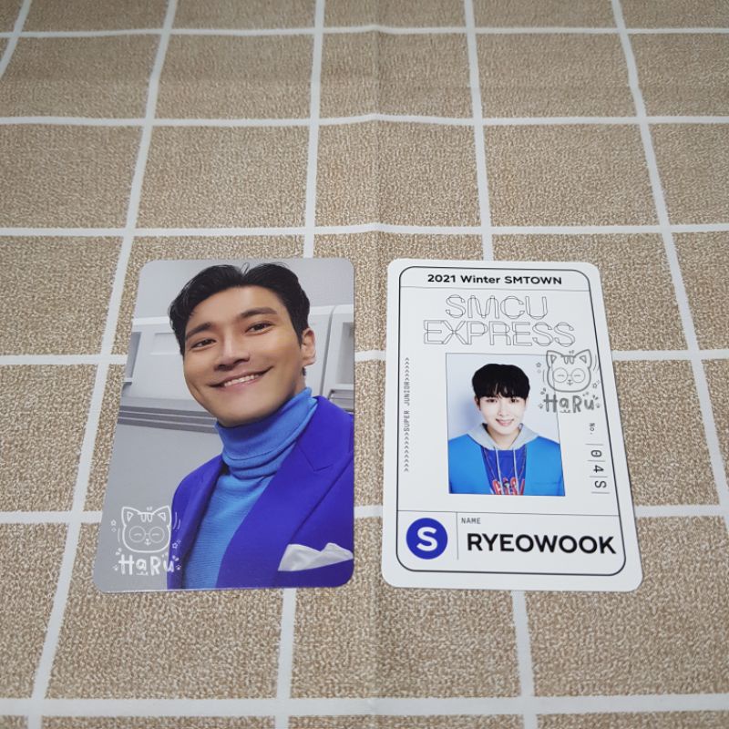 Super Junior Siwon Ryeowook SMCU SJ ver photocard
