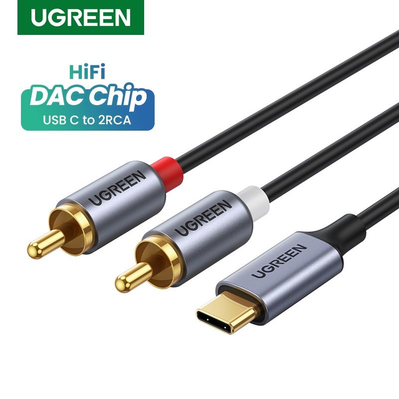 UGREEN USB Type-C to RCA Audio Adapter 1,5 Meter