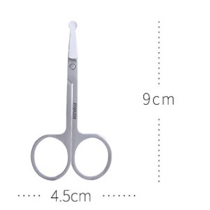 LAMEILA GUNTING BULU HIDUNG TIDAK SAKIT BEAUTY SCISSORS IMPORT STAINLESS STEEL ALAT KECANTIKAN