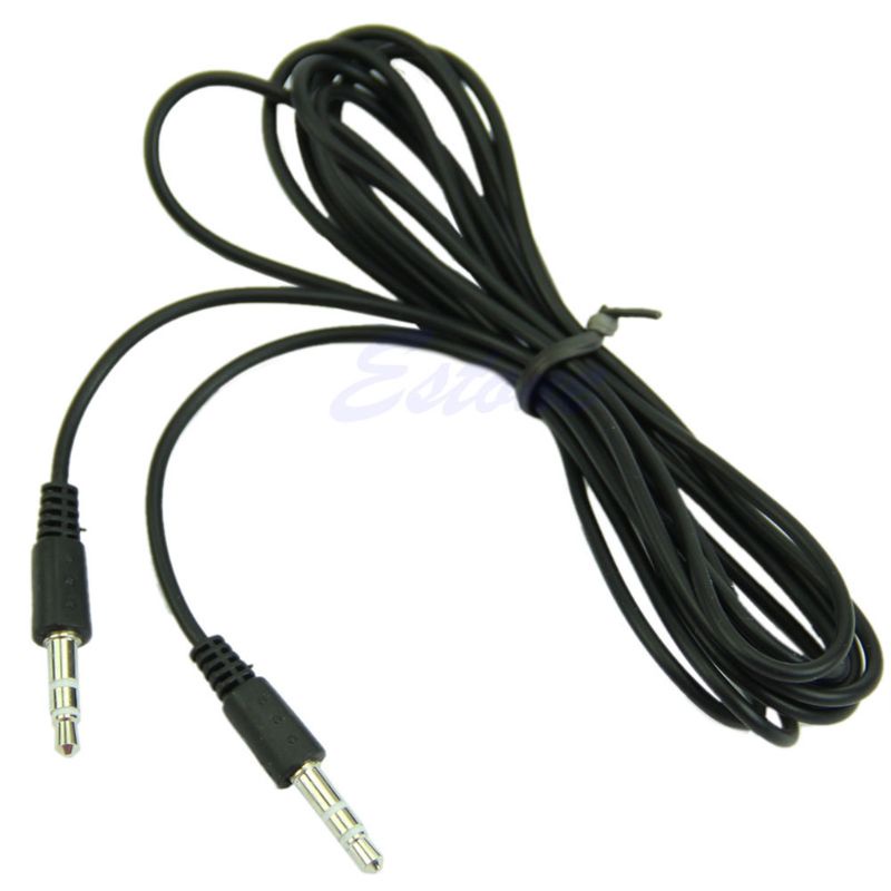 btsg 3.5mm Aux Auxiliary Cord Male to Male Stereo Audio Cable For PC iPod MP3 Car 2M