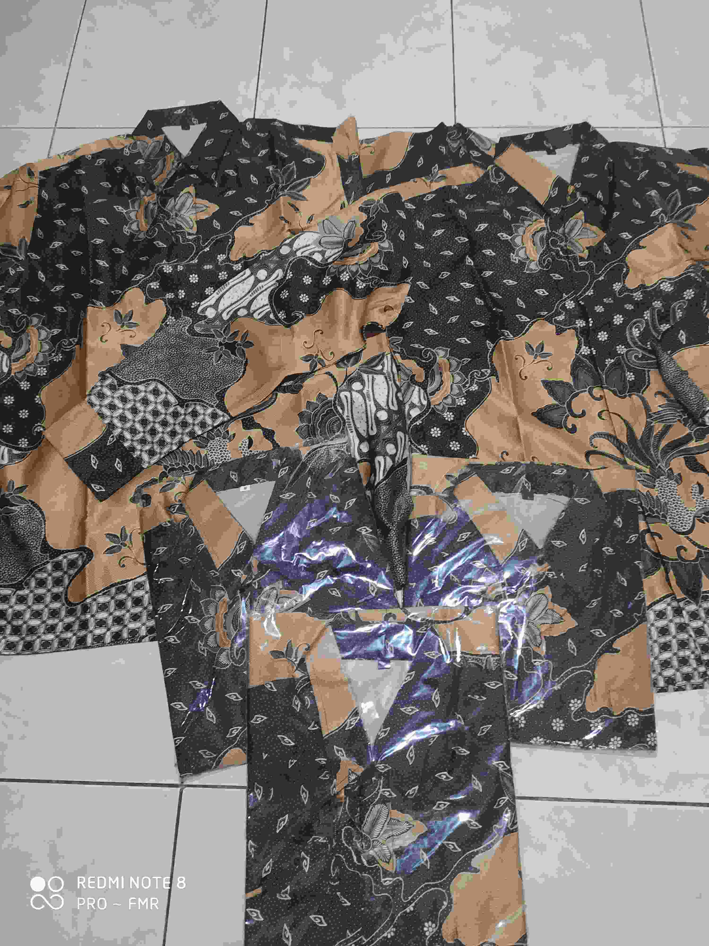 Kemeja Batik Sutra Silky Premium - Kombinasi Furing Full Body Istimewa - Atasan Licin Berkelas