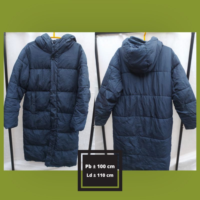 Jambangee Jeans Jaket Tebal Second Warna Biru Tua Navy Tebel Seken Bekas Jual Murah Ada Minus