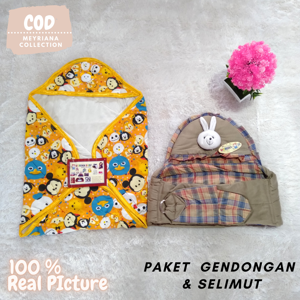 PAKET GENDONGAN SAMPING BAYI SELIMUT BAYI BORDIR