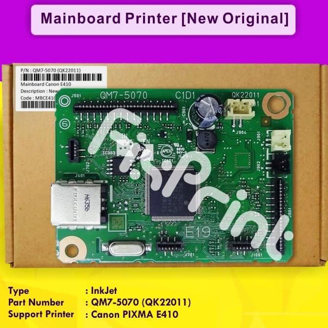 Board Printer Canon E410, Mainboard E410, Motherboard Canon E410 Original