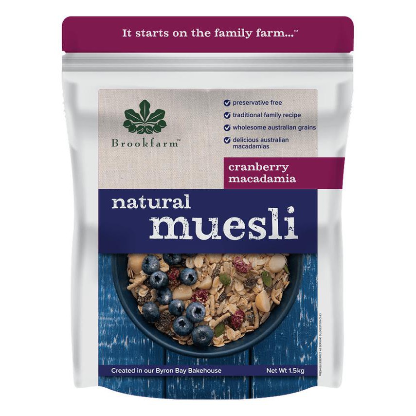 

Terbaru BROOKFARM NAT MUESLI C/BERRY MC 350G