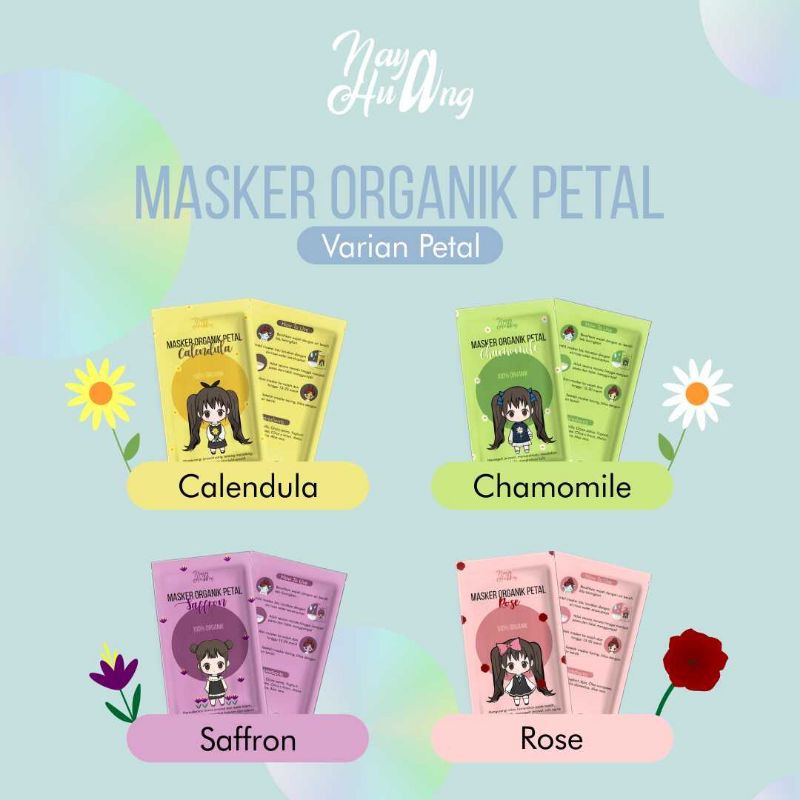 [PAKET USAHA] Masker Organik Naya Huang + Peel Off Galuhmask